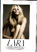 Lara Stone nude in Vogue FR