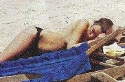 Laura Smet in Topless sunbathing