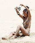 Ling Bai nude in topless