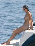 Lucy Clarkson nude in topless at the pool