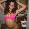 Mackenzie Rosman in pink bra