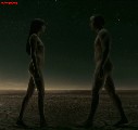 Malin Akerman nude in Watchmen
