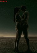 Malin Akerman nude in Watchmen