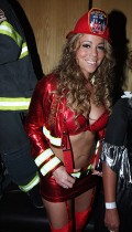 Mariah Carey in Halloween party