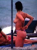 Maribel Verdú nude in Topless sunbathing
