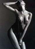 Maryna Linchuk nude in Purple
