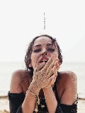 Megan Young in Rouge