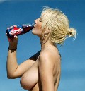 Michelle Marsh nude in topless at the beach