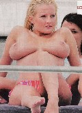 Michelle Marsh nude in topless on a yacht
