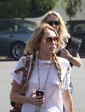 Miley Cyrus in see through