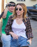 Miley Cyrus in see through