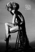 Naomi Campbell nude in Vogue RU