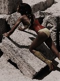 Naomi Campbell nude in topless photoshoot