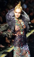 Natalia Vodianova nude in catwalk oops
