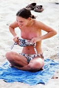 Natalie Portman nude in Topless sunbathing