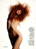 Natasha Poly nude in Vogue RU