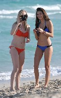 Nina Dobrev in bikini
