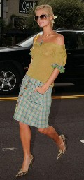 Paris Hilton in see  through