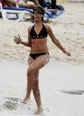 Rihanna in black bikini