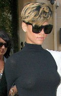 Rihanna in see  through