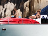 Rihanna in black bikini