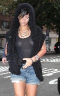 Rihanna in see  through