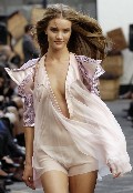 Rosie Huntington-Whiteley in London fashion week