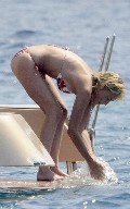 Sharon Stone in bikini
