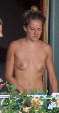 Sienna Miller nude in topless