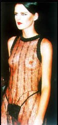 Stella Tennant nude in catwalk oops