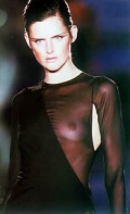 Stella Tennant nude in catwalk oops