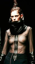 Stella Tennant nude in catwalk oops