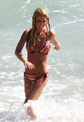 Tara Reid in red bikini