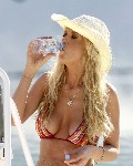 Tara Reid in red bikini