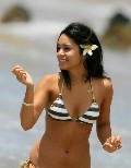 Vanessa Anne Hudgens in white bikini