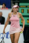 Victoria Azarenka in playing tennis