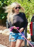 Avril Lavigne in see  through