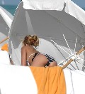 Jessica Alba in zebra bikini
