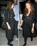 Jessica Alba in Black See Thru Top