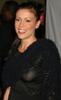 Alyssa Milano in Compilation of See Thru Tops