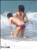 Amy Winehouse nude in Topless swimming