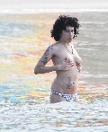 Amy Winehouse nude in Topless swimming