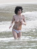 Amy Winehouse nude in Topless swimming