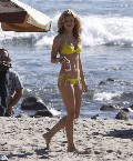 AnnaLynne McCord in yellow bikini