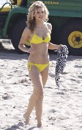 AnnaLynne McCord in yellow bikini