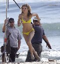 AnnaLynne McCord in yellow bikini