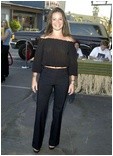 Holly Marie Combs in see through top