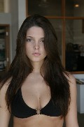 Ashley Greene in black bikini