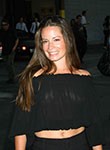 Holly Marie Combs in see through top