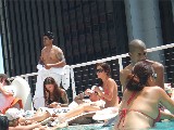 Audrina Patridge in bikini by the pool